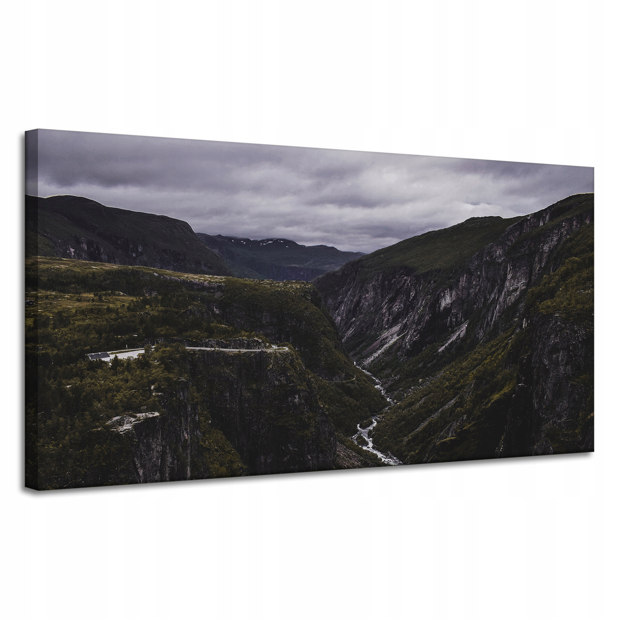 Obraz Canvas Příroda Horský potok Řeka 120x60 cm