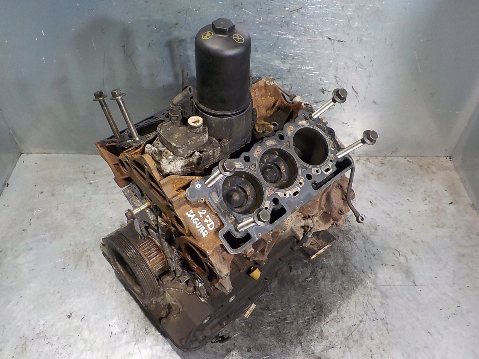 JAGUAR S-TYPE XJ XF BLOK of the engine crank complete 2.7 TDV6