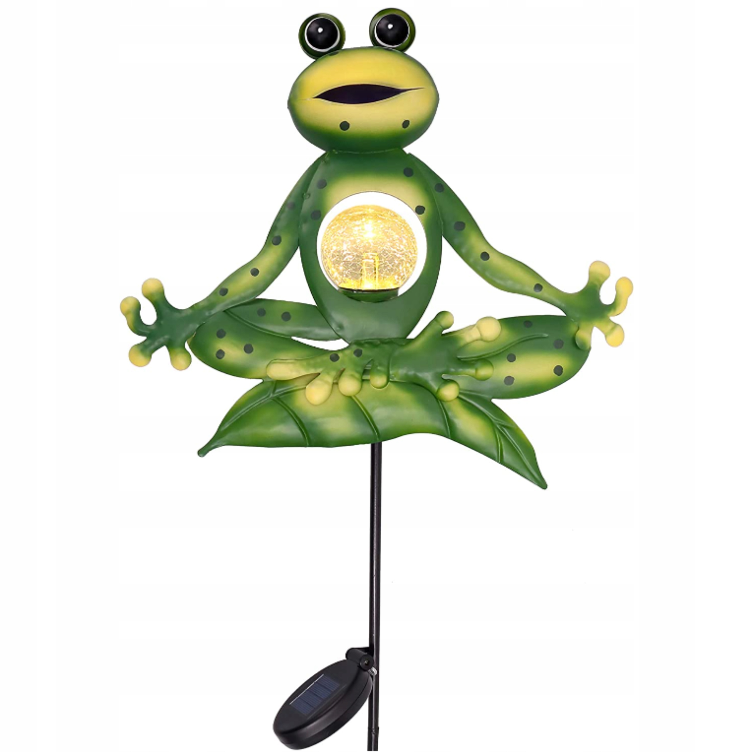 

Medytująca Żaba Ozdoba Ogrodowa Lampa Led Figurka