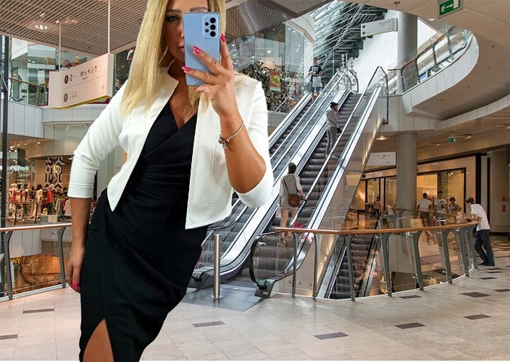 D32 NARZUTKA ŻAKIET RAMONESKA EKO SKÓRA Rozm.38 Rozmiar 38