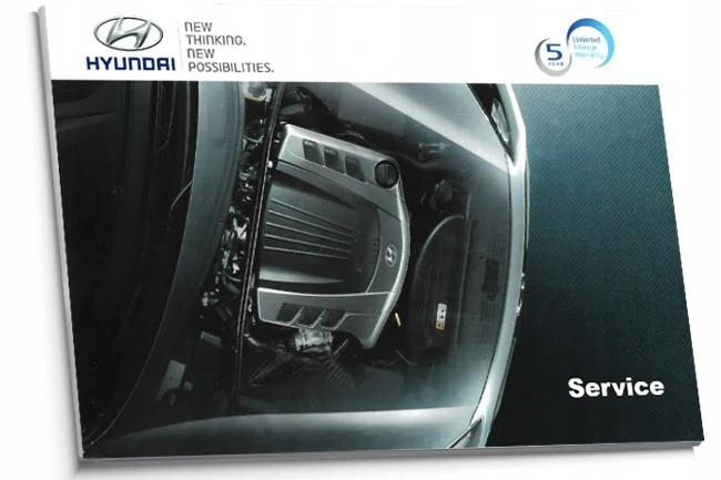 Hyundai Belgie – servisní kniha
