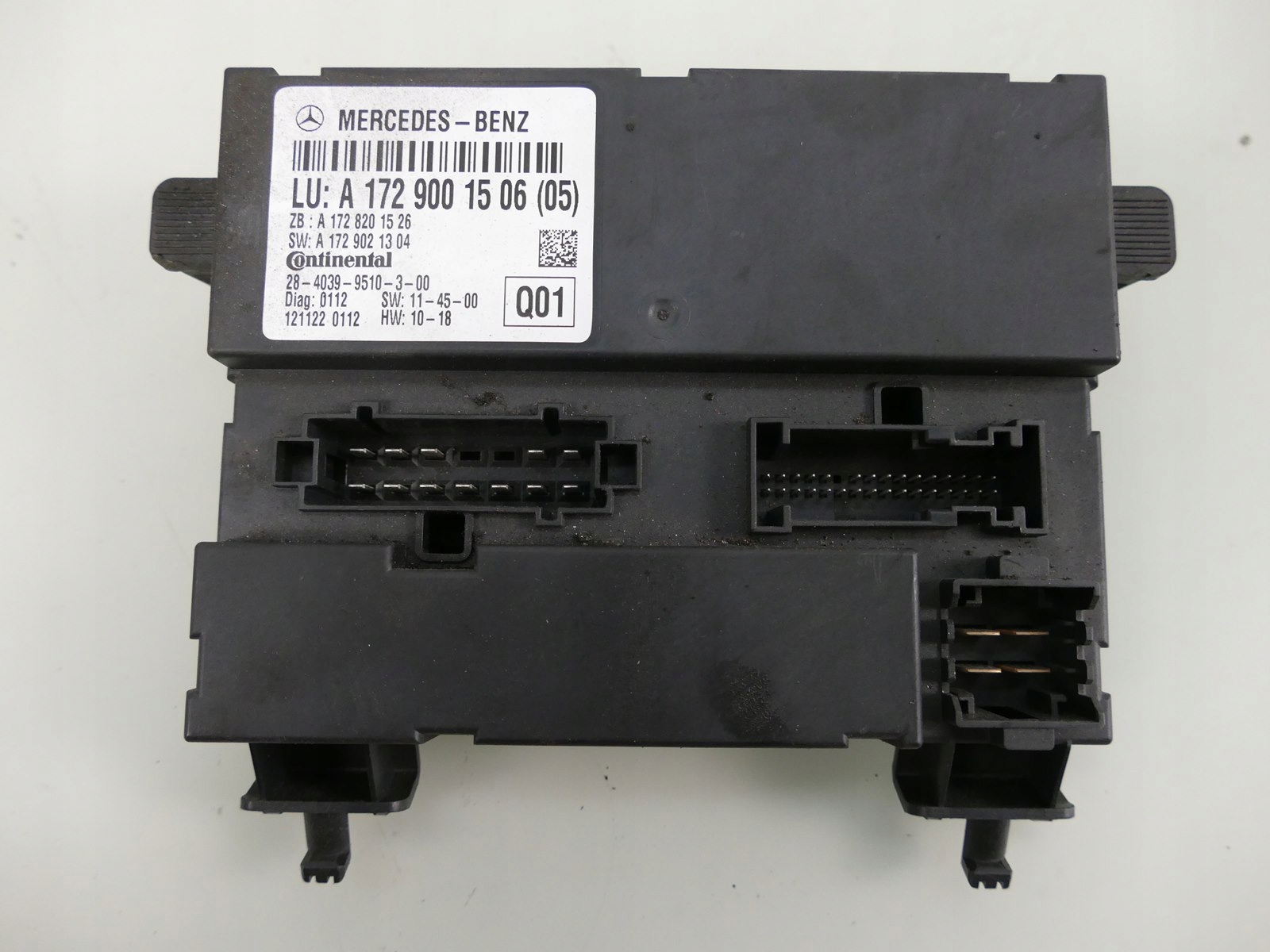 MERCEDES R172 SLK control unit roofs module computer A1729001506