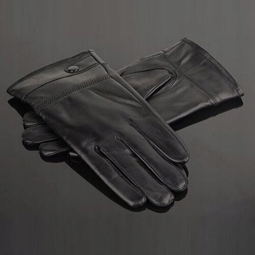 SKÓRZANE RĘKAWICZKI CIEPŁY ZIMA WNĘTRZE POLAROWE Rozmiar XL