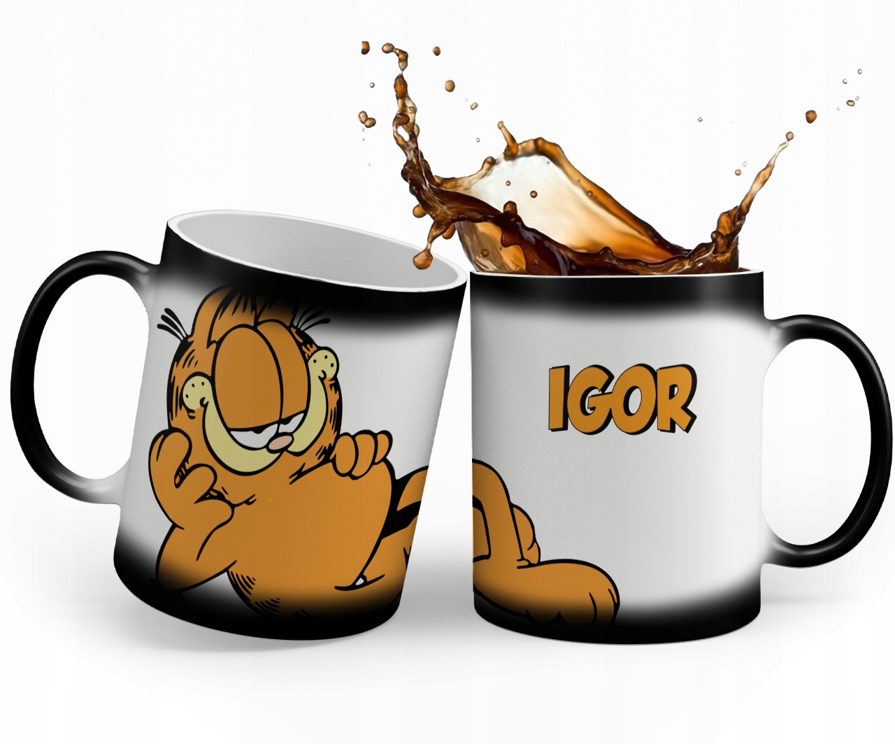 

Magiczny Kubek Garfield Imie Kartonik