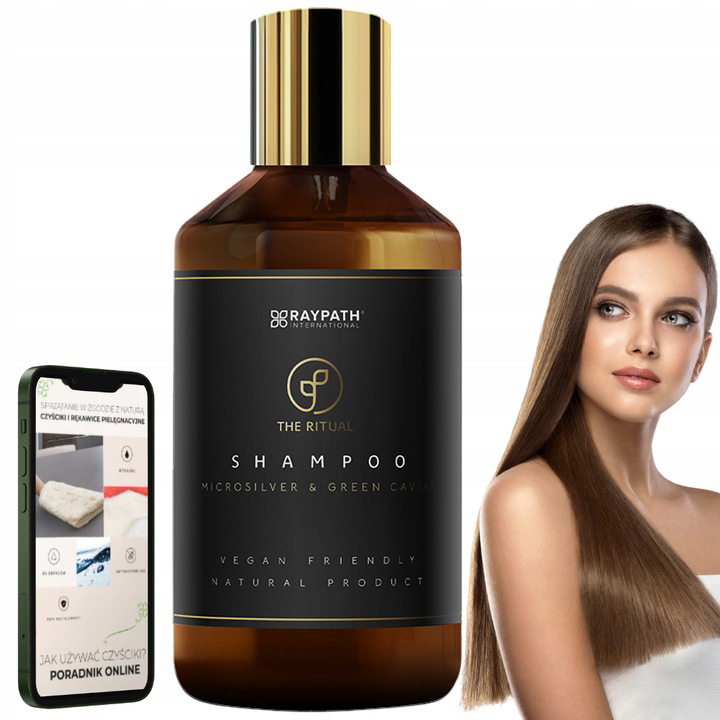 Regenerační Šampon Raypath s mikrostříbrem a kaviárem z mořských řas 300ml