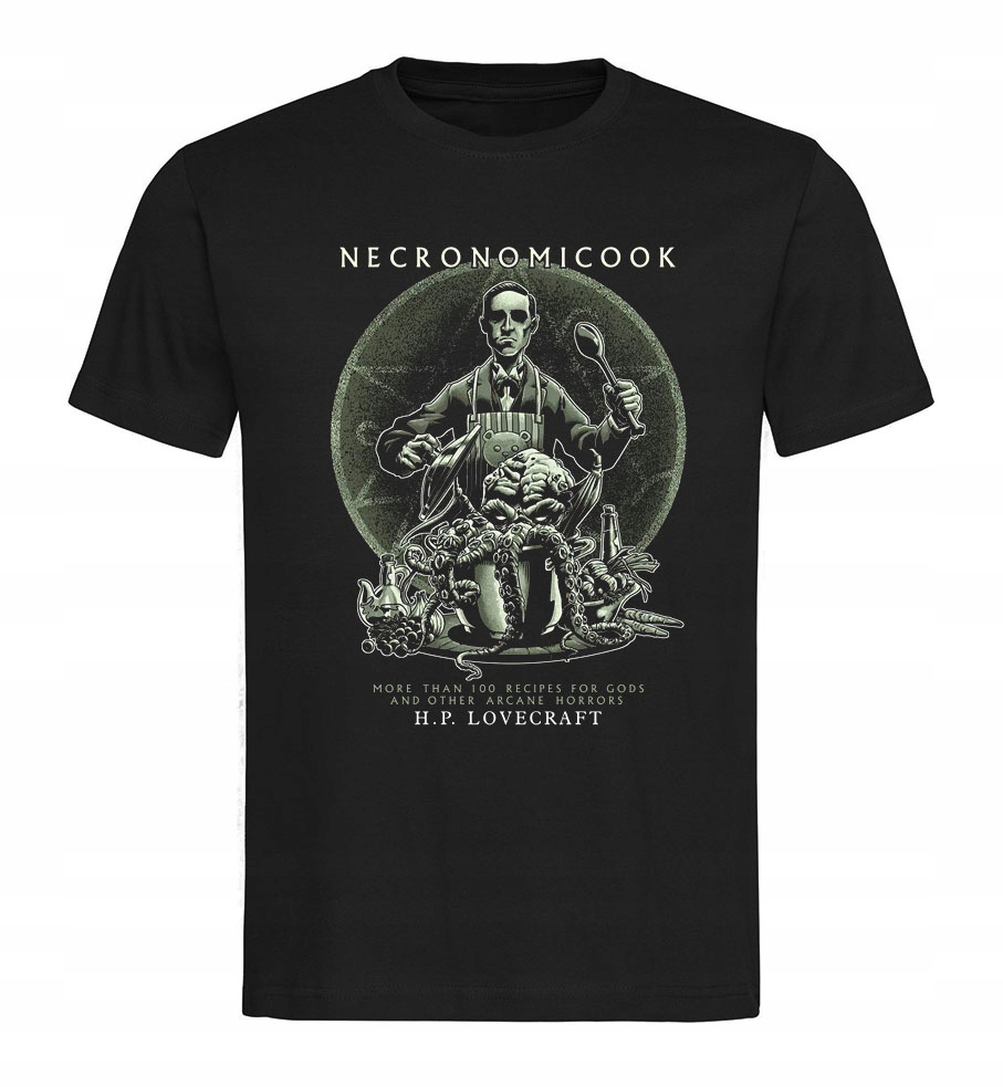 

Koszulka męska Necronomicook lovecraft cthulhu L