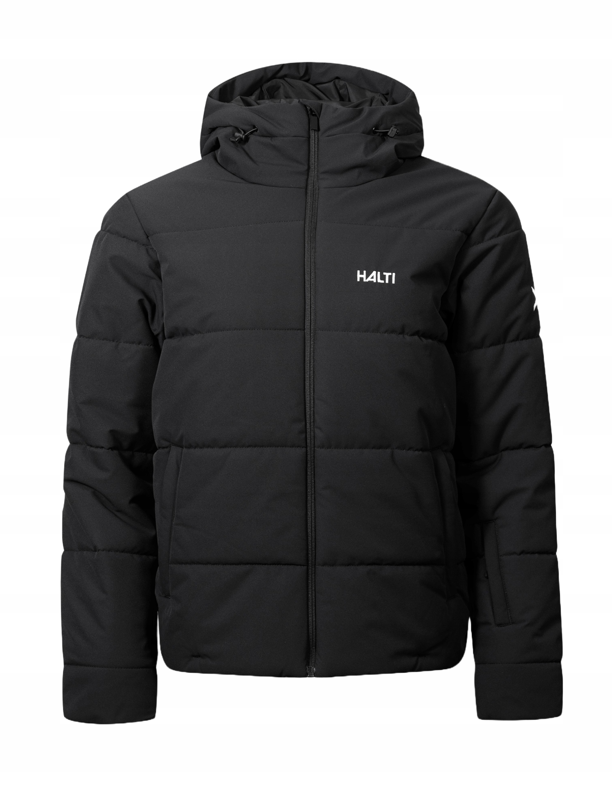 Ciepła Kurtka Narciarska Damska Halti Ascale Membrana Pikowana Czarny 46
