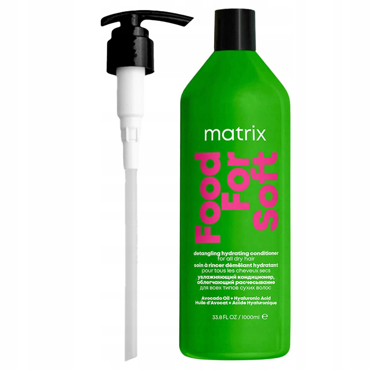 Matrix Food For Soft kondicionér pro regeneraci poškozených vlasů 1 l pumpička