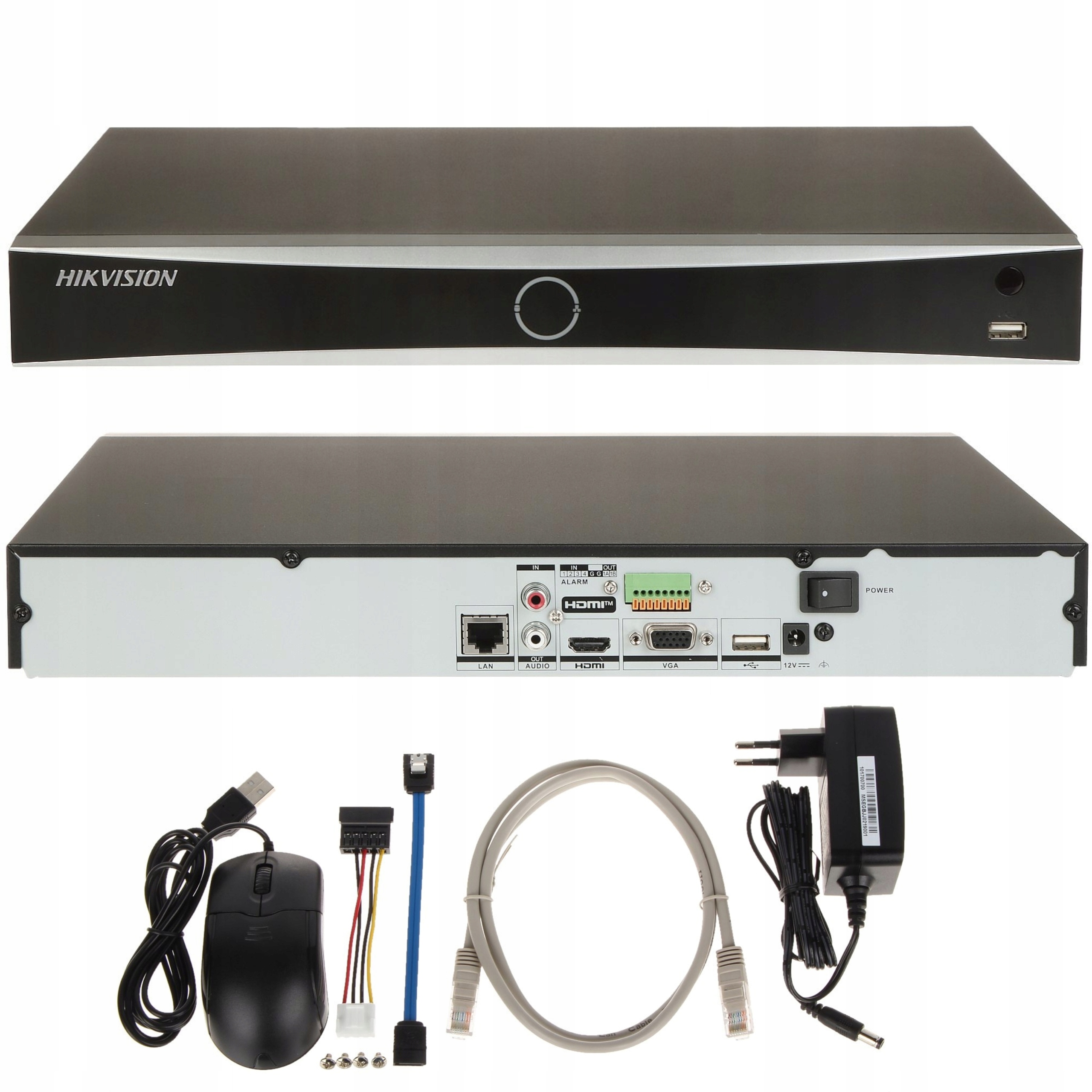 Rejestrator IP 16-kanałowy Hikvision DS-7616NXI-K2 do 12 MPX