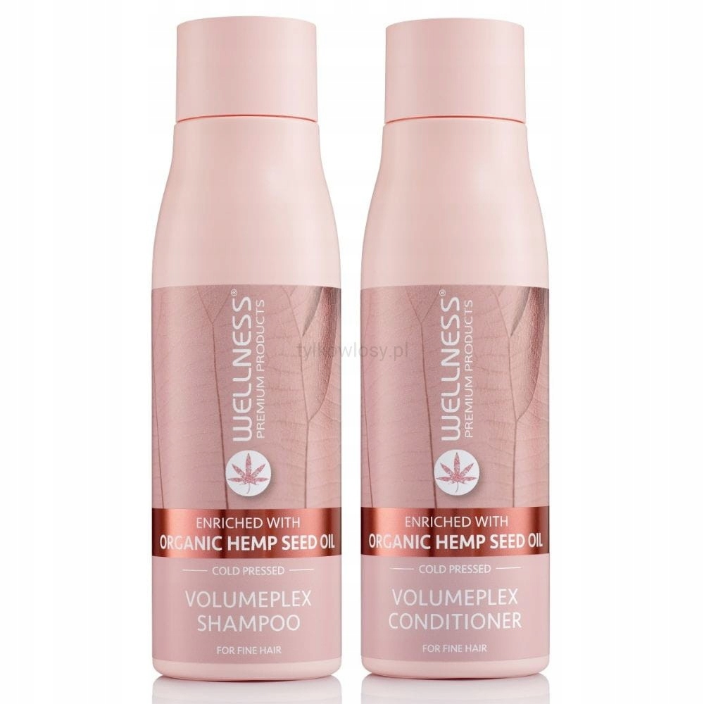 Růžový Wellness Set Šampon Kondicionér Volumeplex