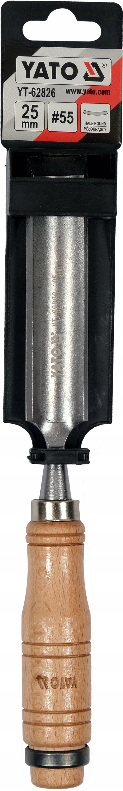 PÓŁOKRĄGŁE DŁUTO DO DREWNA 25MM Kod producenta YT-62826