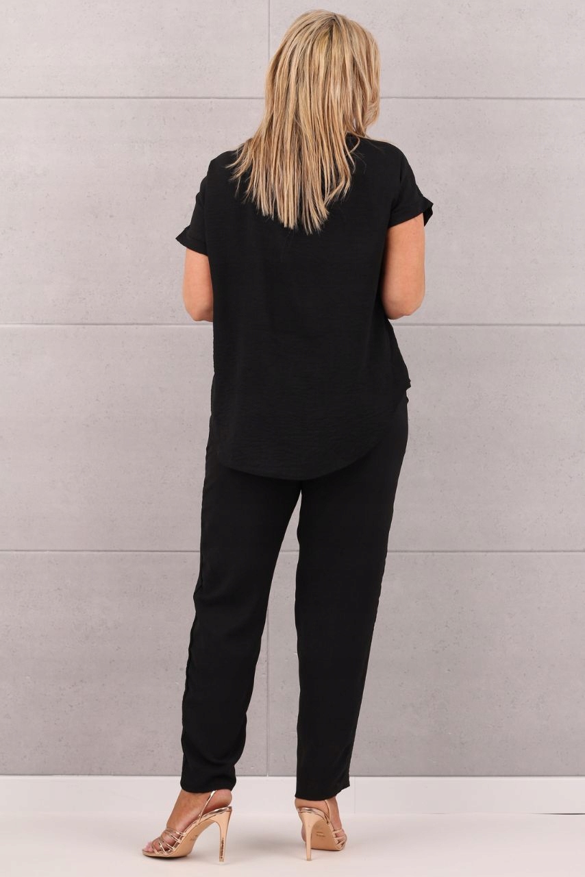 ELEGANCKI KOMPLET DAMSKI DUŻE ROZMIARY POLSKI PRODUCENT BLUZKA I SPODNIE Płeć kobieta