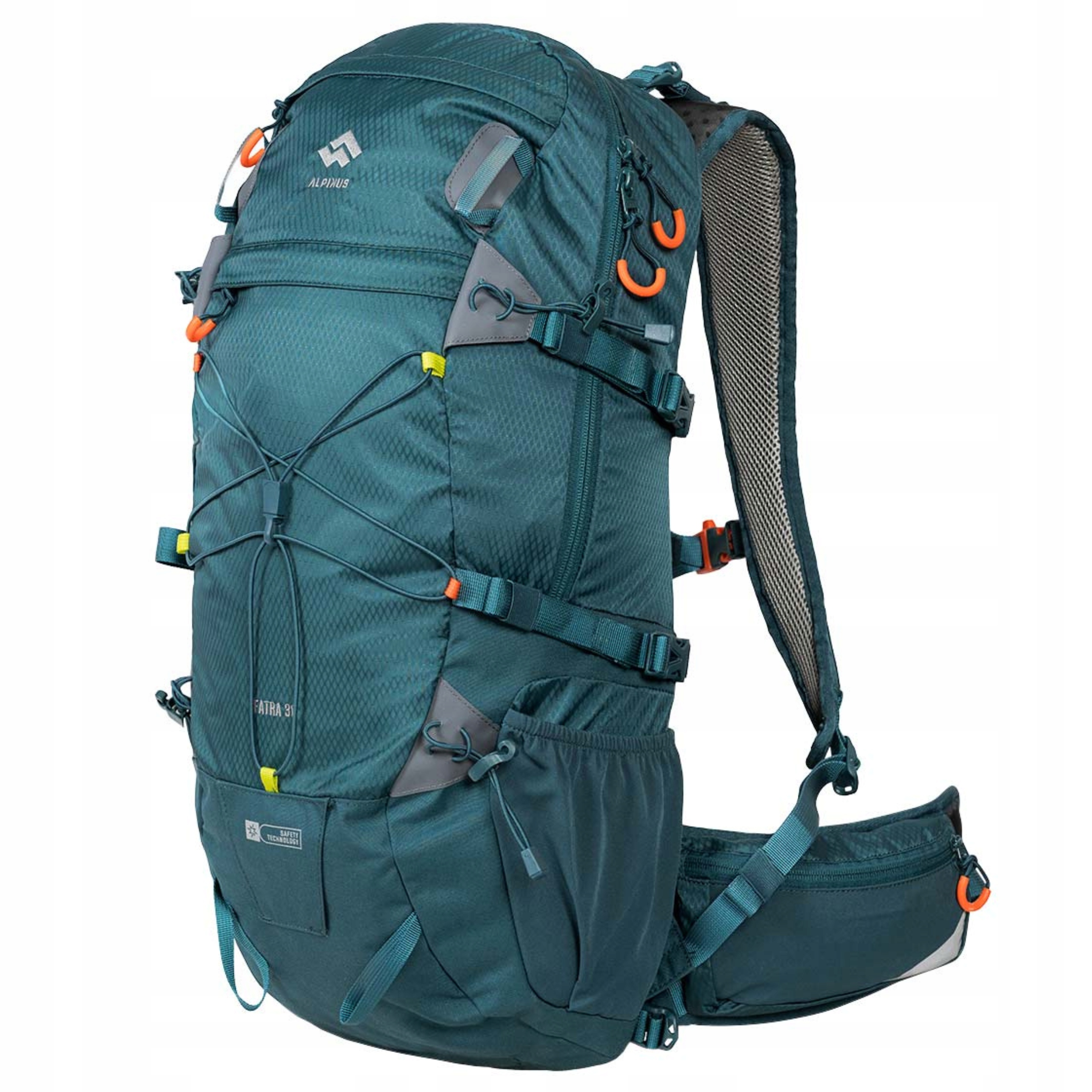 Plecak Turystyczny Alpinus Trekkingowy Pojemny W Góry Fatra 30L Zielony
