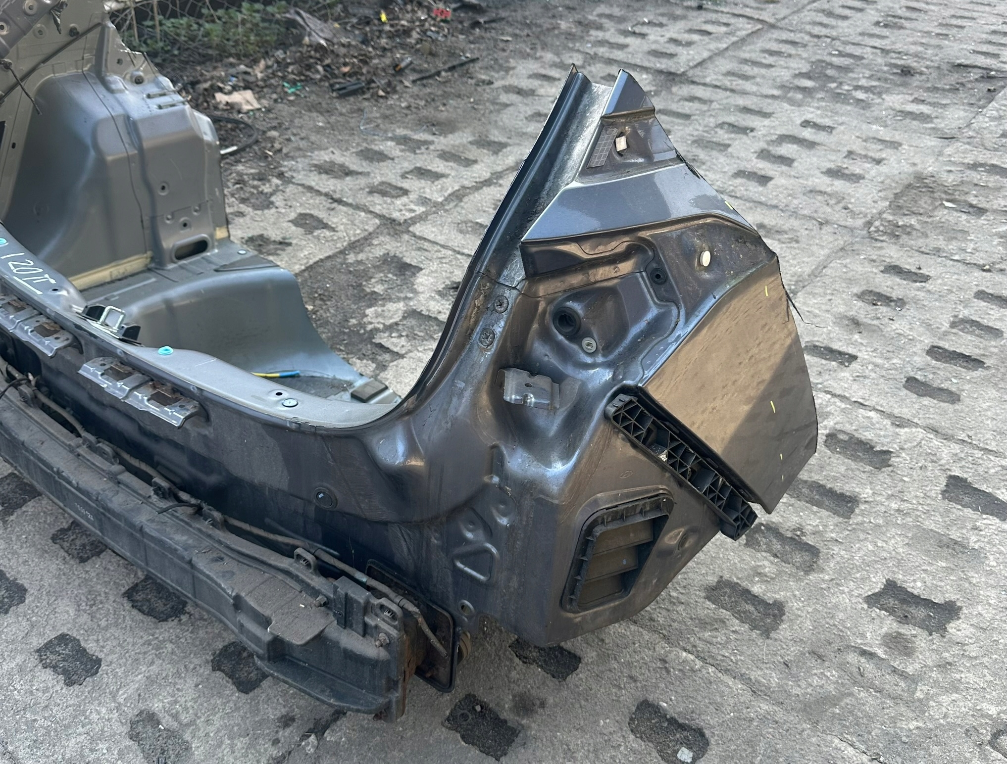 HYUNDAI I20 II rear panel rear Z sider below bumper 3D