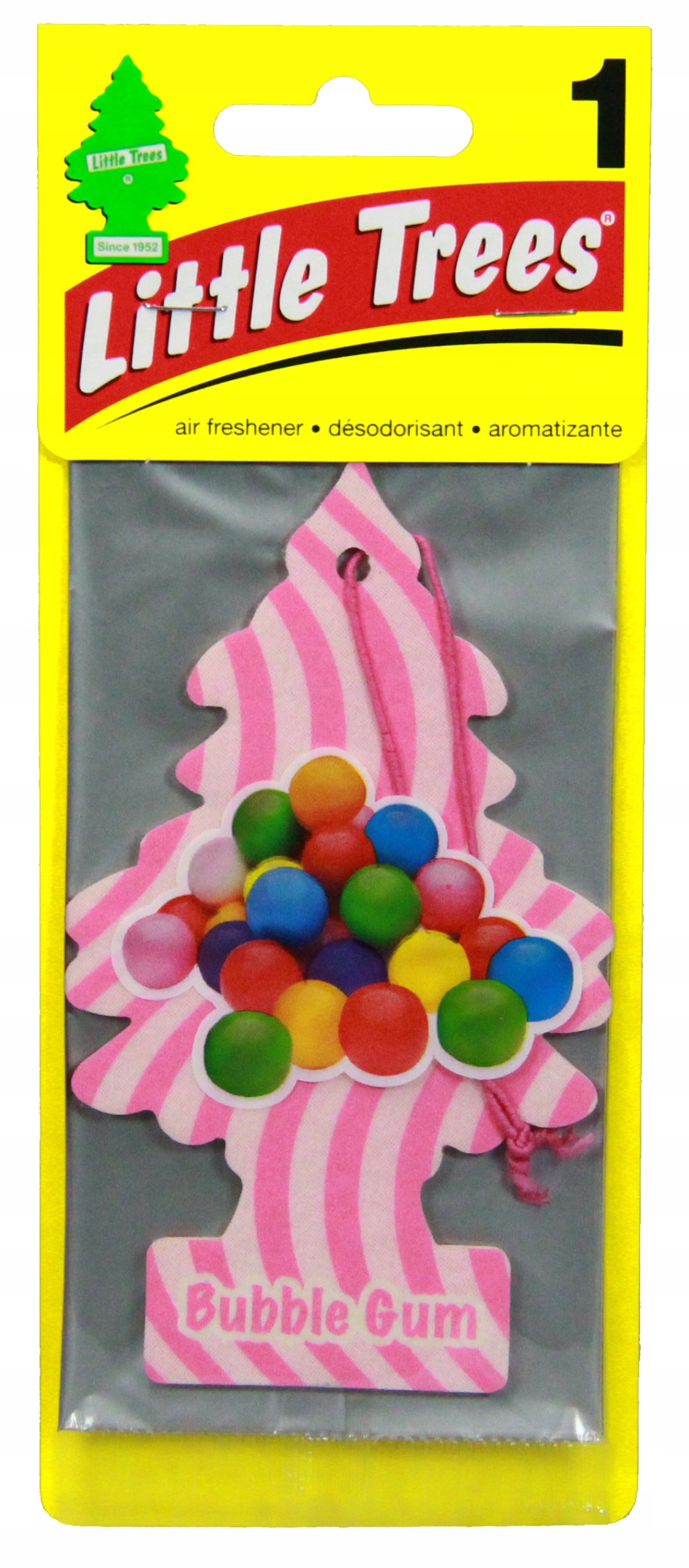 

Little Trees choinki zapachowe Bubble Gum 2 szt