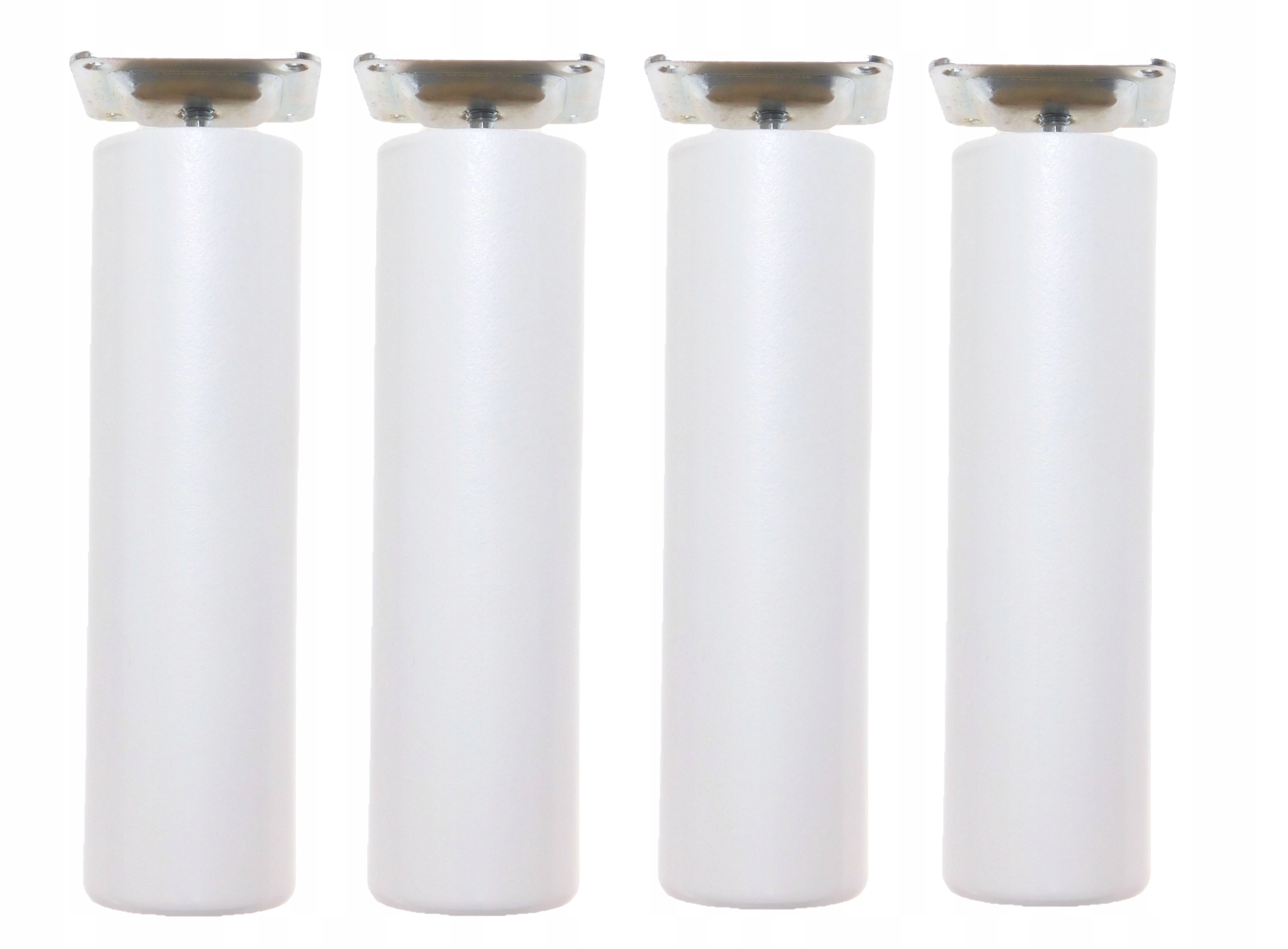 Nohy dřevěné nohy nábytkové válec fi 50 mm bílý lak 18 cm upevnění