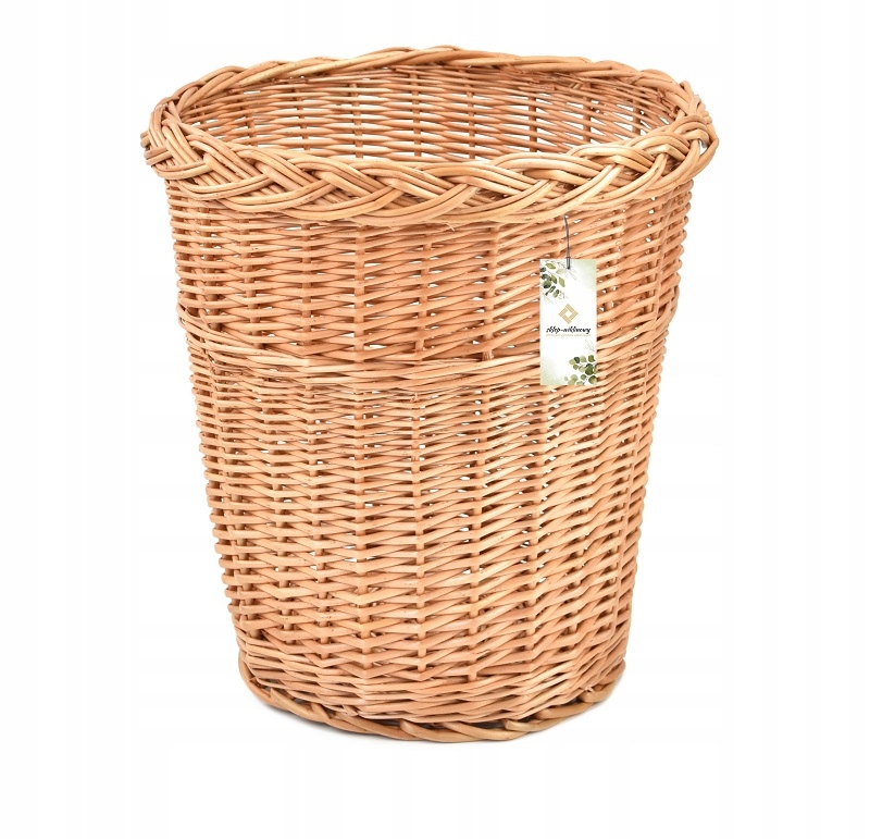 Proutěný odpadkový koš Odpadkový koš do kanceláře Fi 31 cm
