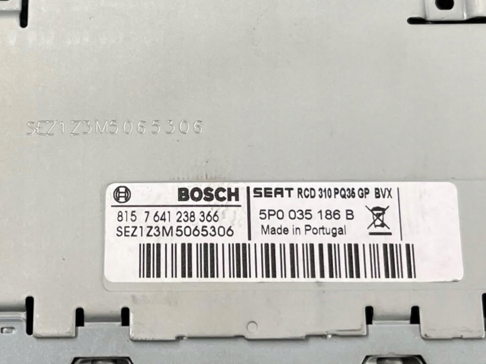 Radio samochodowe SEAT Leon 2 facelift 2012 5P0035186B