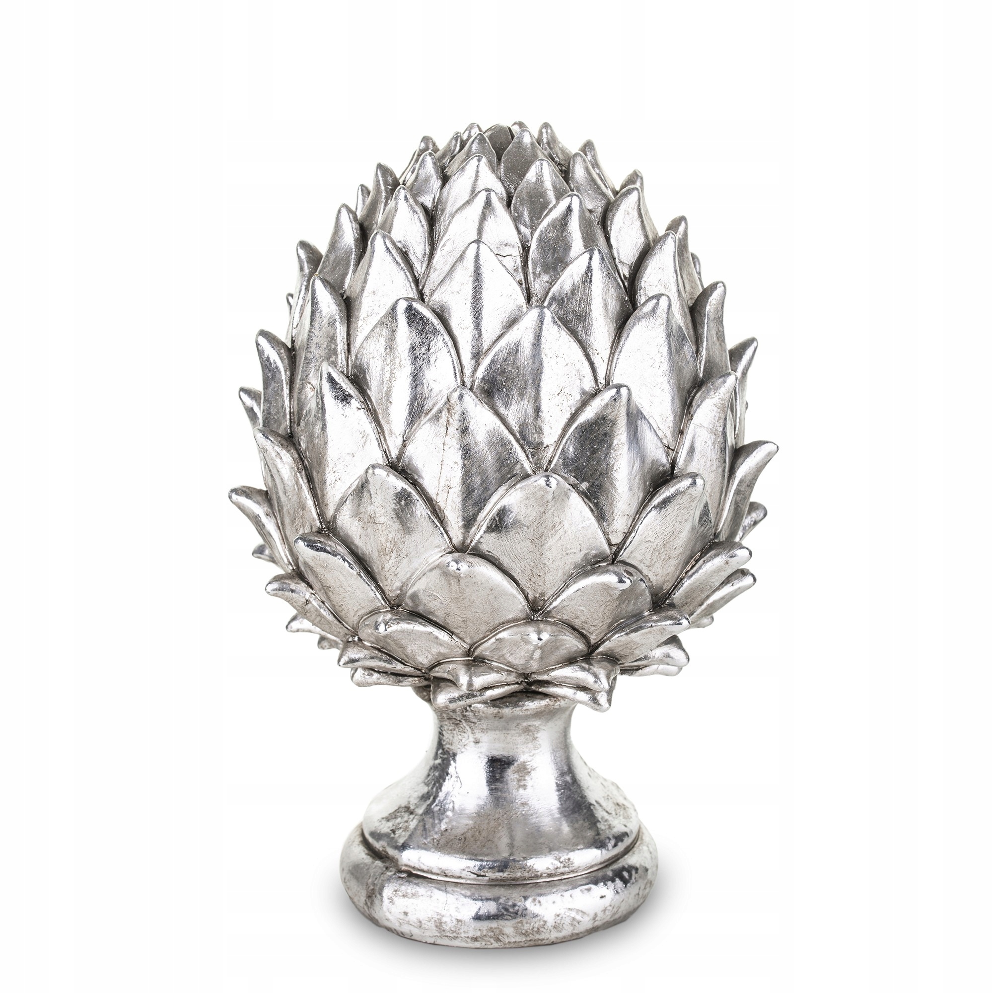 Figurka dekoracyjna Karczoch srebrny Antik S