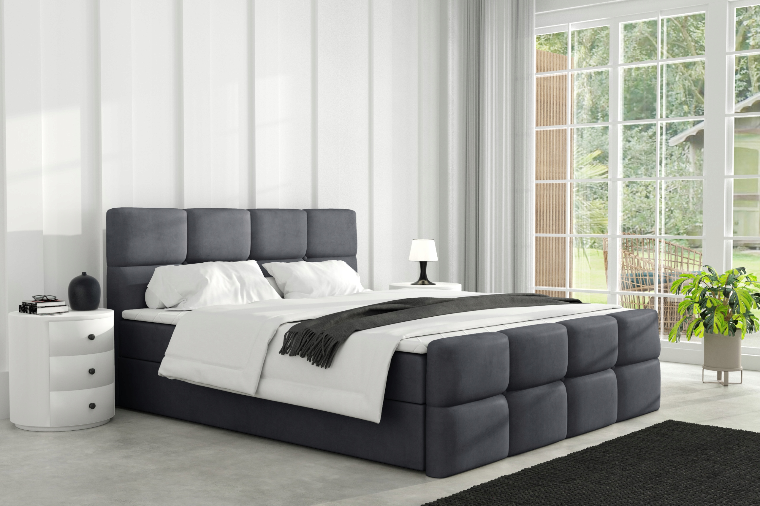 

Łóżko Kontynentalne Luiza 160x200 Sypialniane