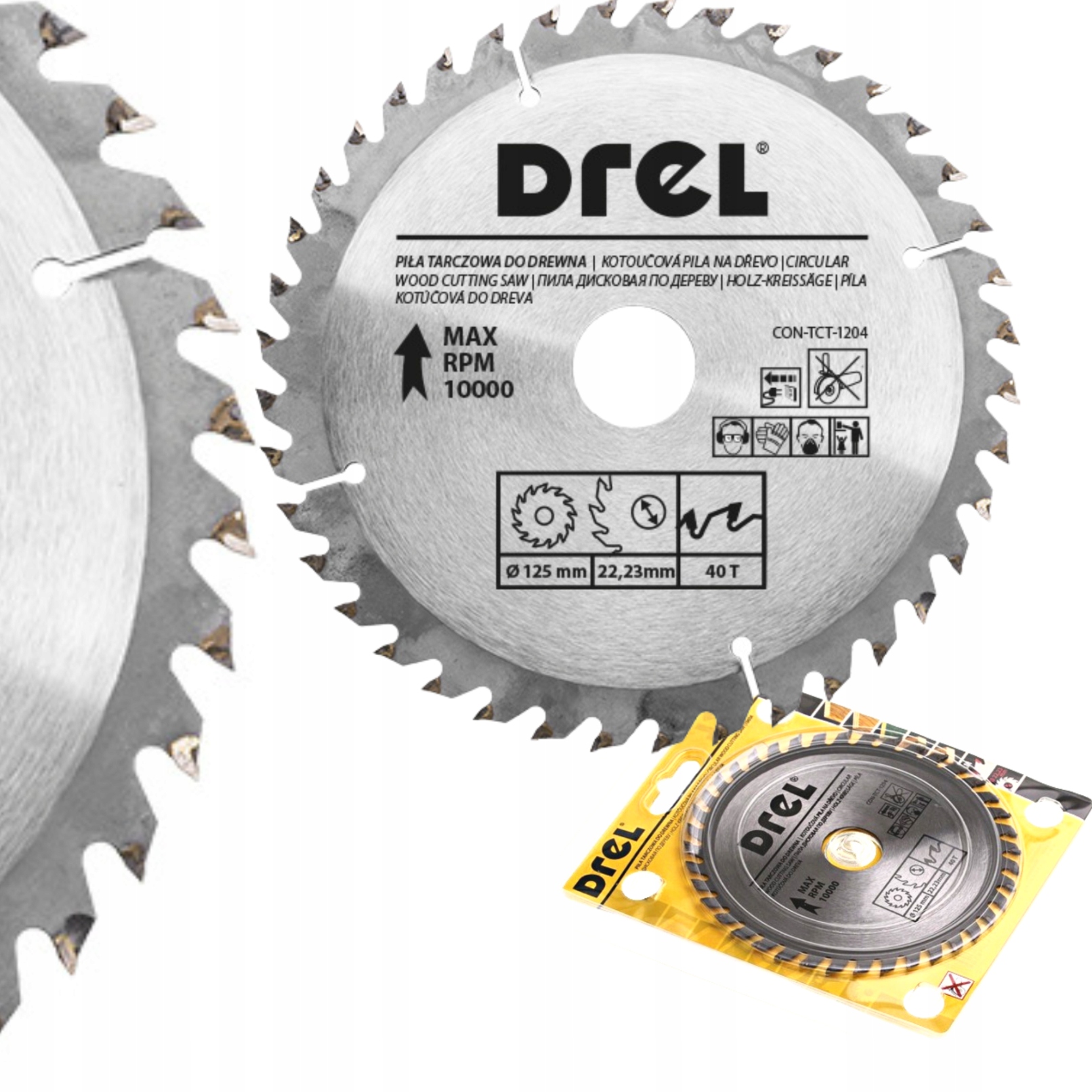 TARCZA DO DREWNA PIŁA WIDIOWA 125x22,23x40T