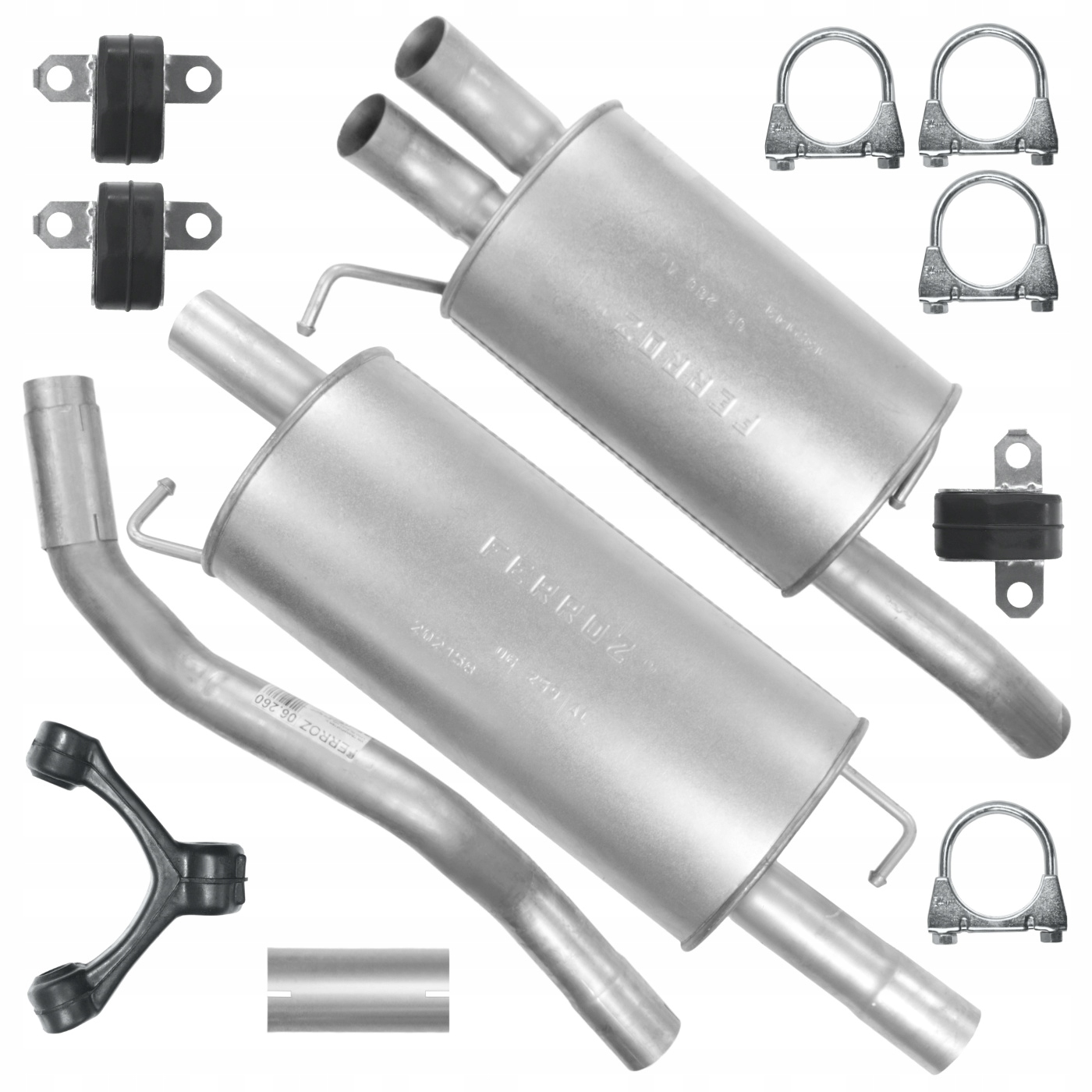 Tłumik zestaw VW T5 5 V 03-15 2.5 TDI BUS SWB