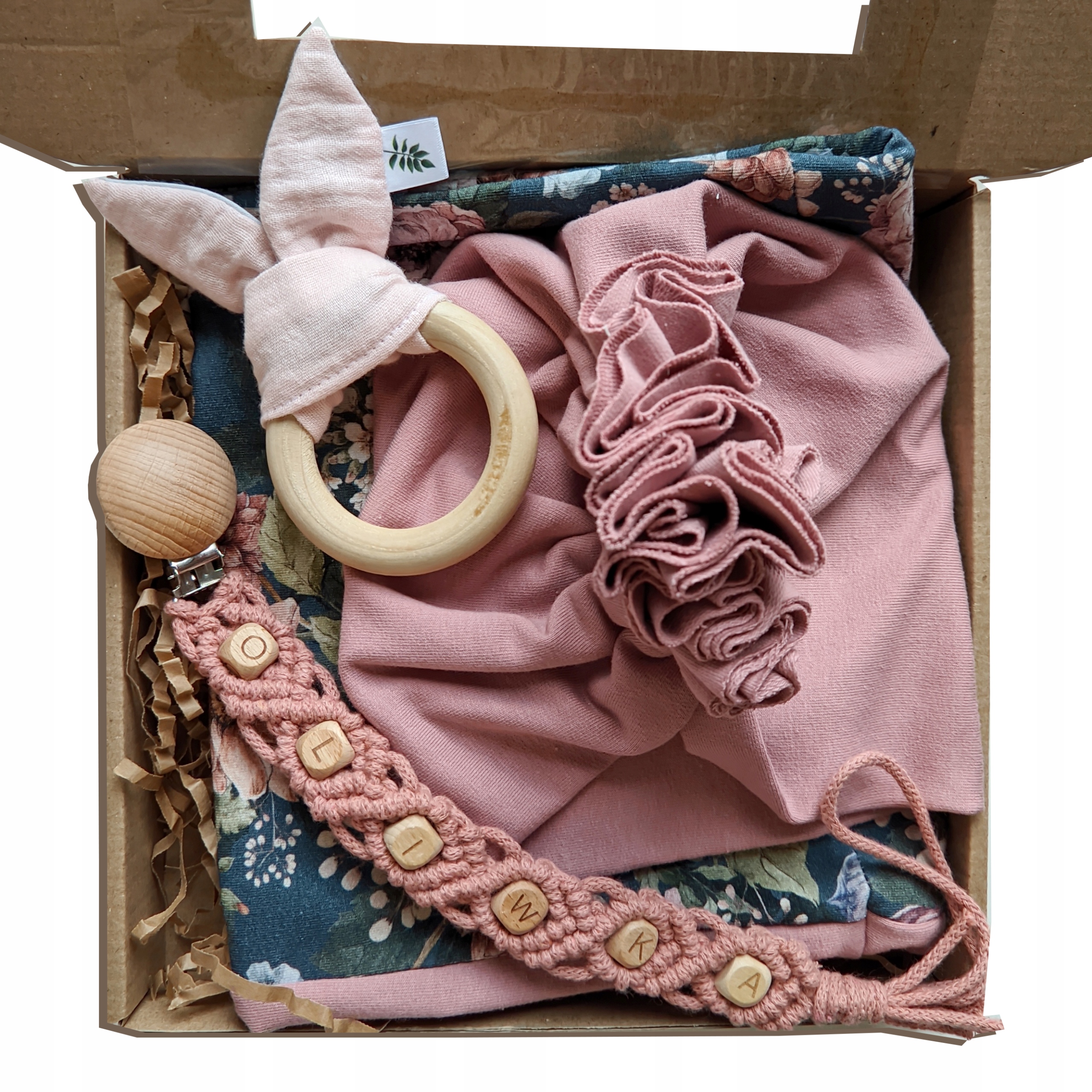 dárková sada novorozence holčičky krabička
