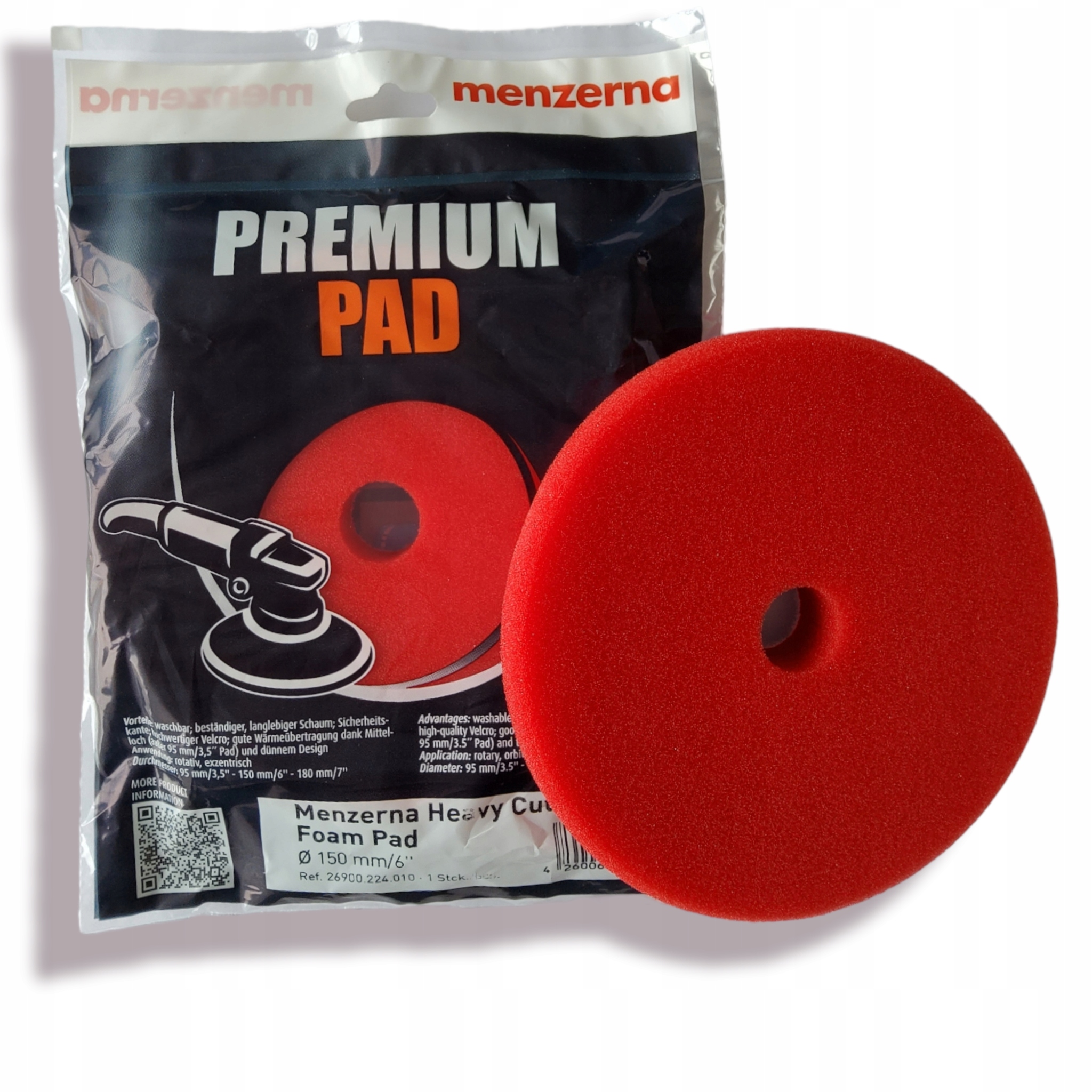 

Menzerna Heavy Cut Mocno Tnący Pad Polerski 150mm