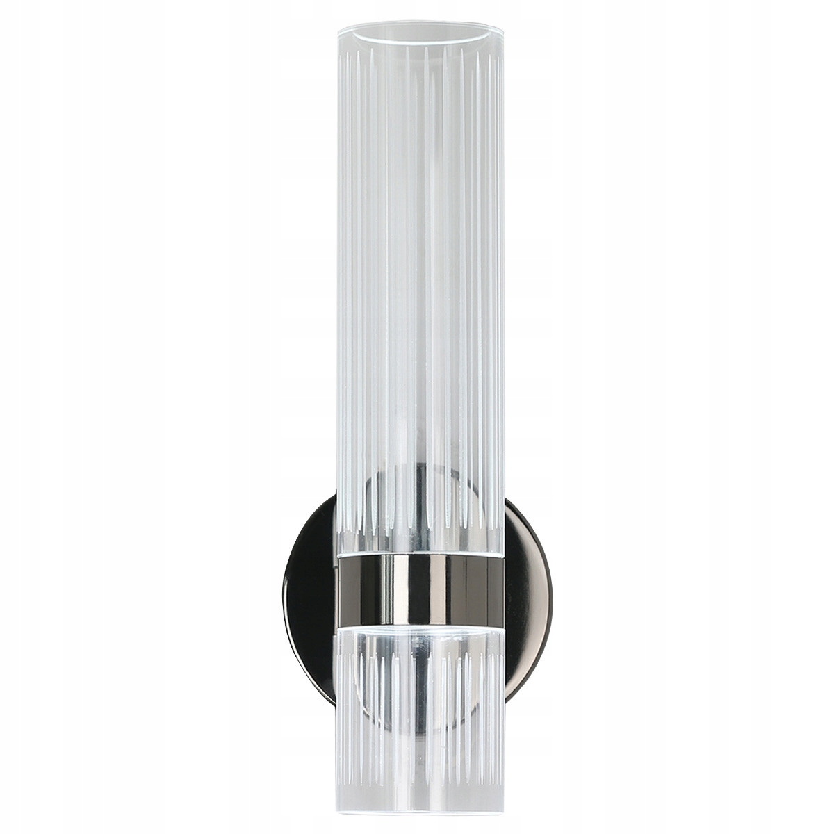 Nástěnná lampa černá Led Cct transparentní tuba nad zrcadlo Ambiente