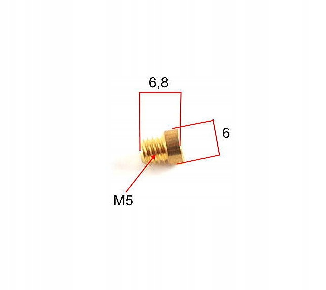 

Dysza gaźnika paliwa Simson M5 5mm 50 4T 2T