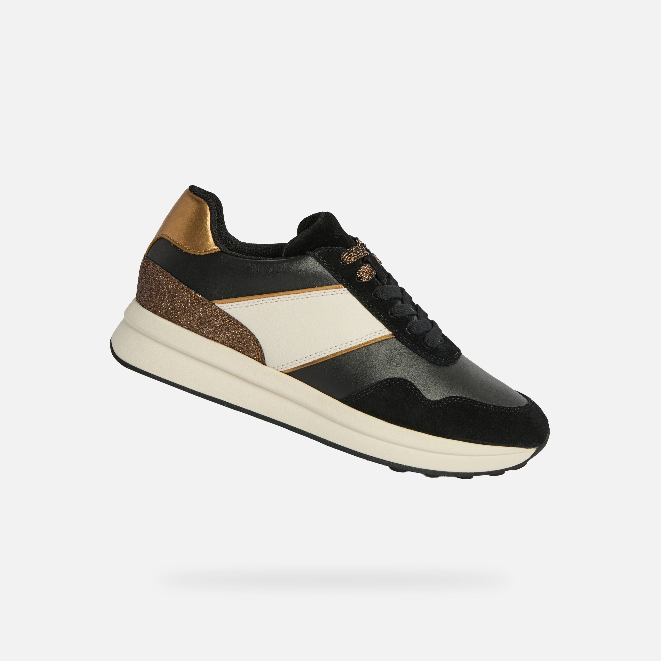 Geox Černé dámské tenisky Geox Runntix
