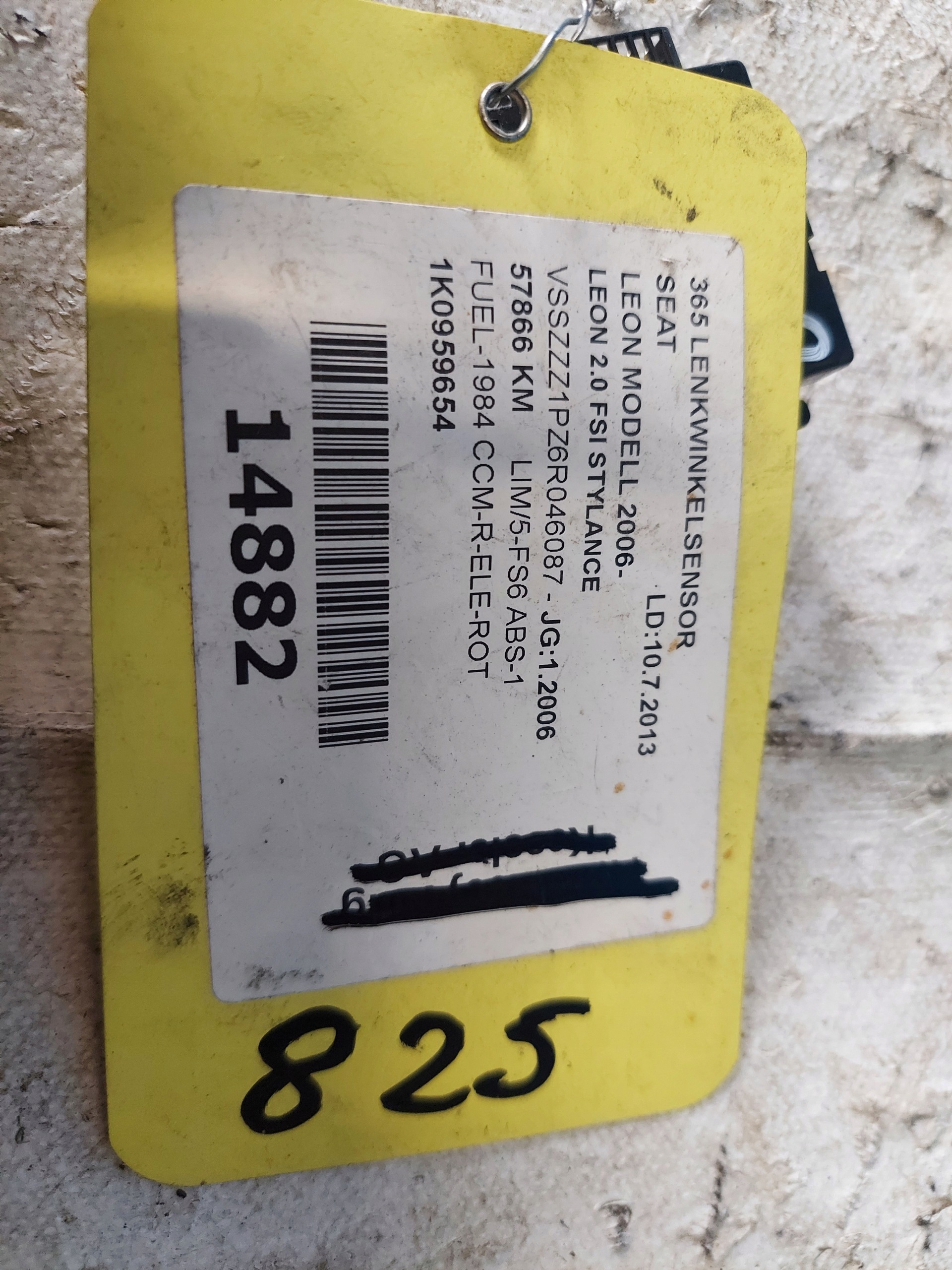 SEAT LEON II 2.0 TSI 1K0959654 module sensor KATA steering