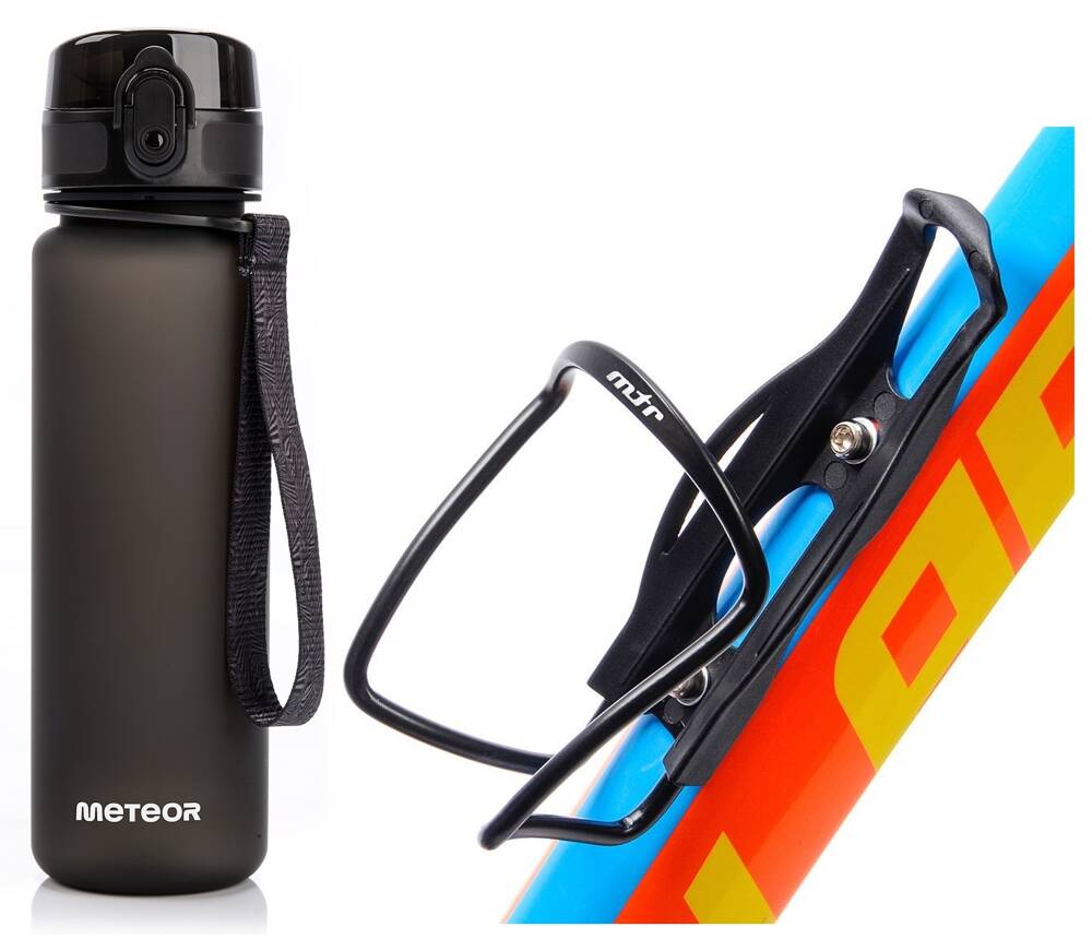 Bidon Rowerowy Dla Dziecka Na Wodę 500 ml + Uchwyt