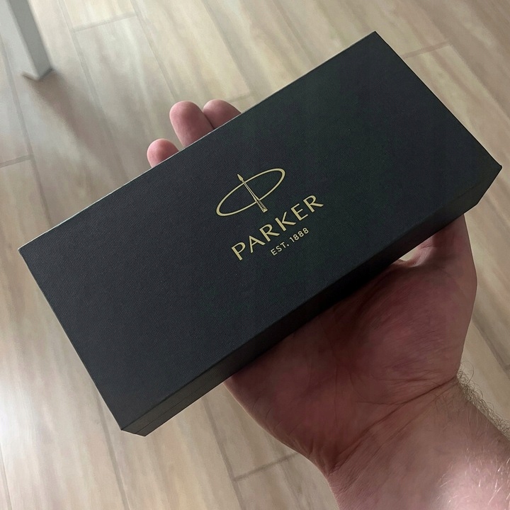 ZŁOTE PIÓRO WIECZNE PARKER 24 KARATY+PUDEŁKO Z GRAWEREM+CERTYFIKAT PREZENT Marka Parker