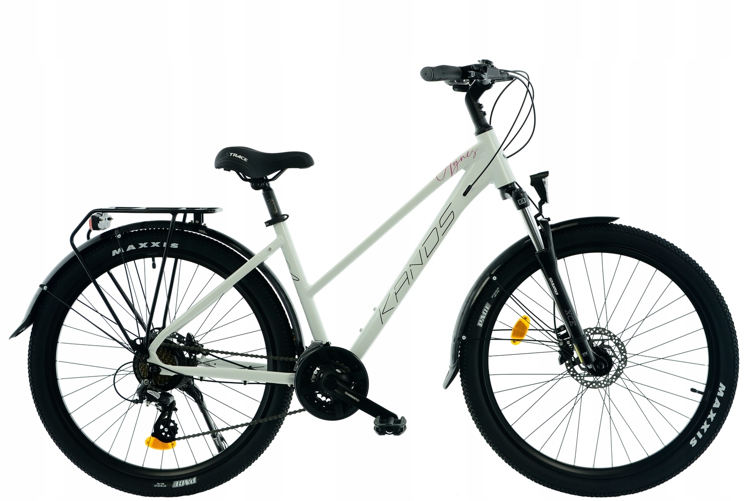 Rower Trekkingowy 27,5 Kands Agnes biały połysk R14 140-150 cm Nowość!!