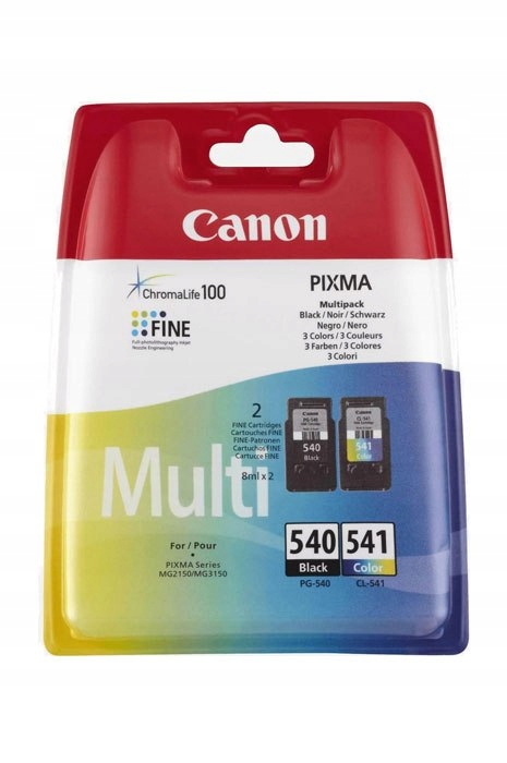 Originální inkoust Cmyk Canon PG-540, PG540, CL-541, CL541 (5225B013)