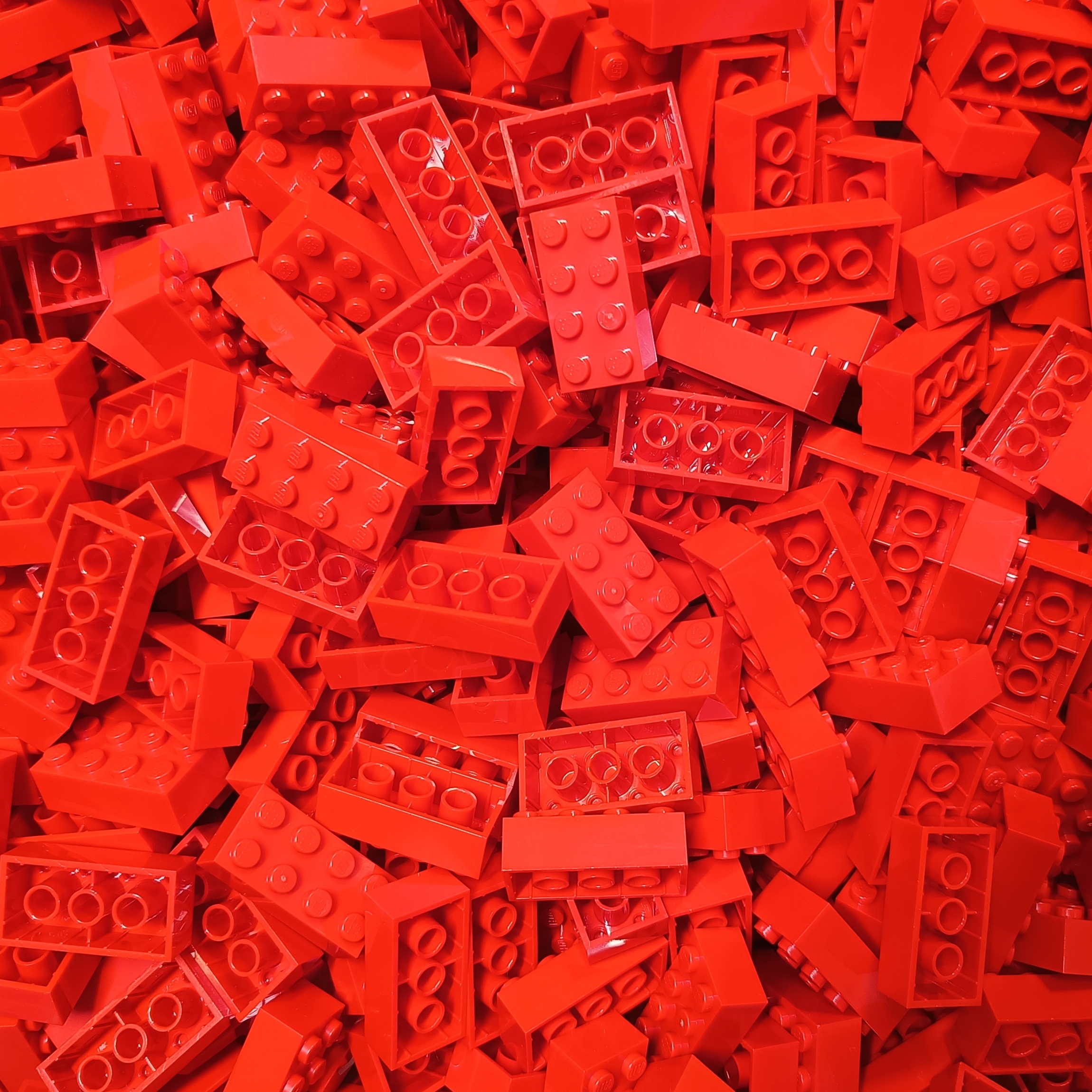 Lego Kostka Cihla 2x4 Červená 300121 3001 100 Ks