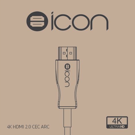 Kabel HDMI 4K 18Gbps aktywny światłowodowy 1m Złącza HDMI - HDMI