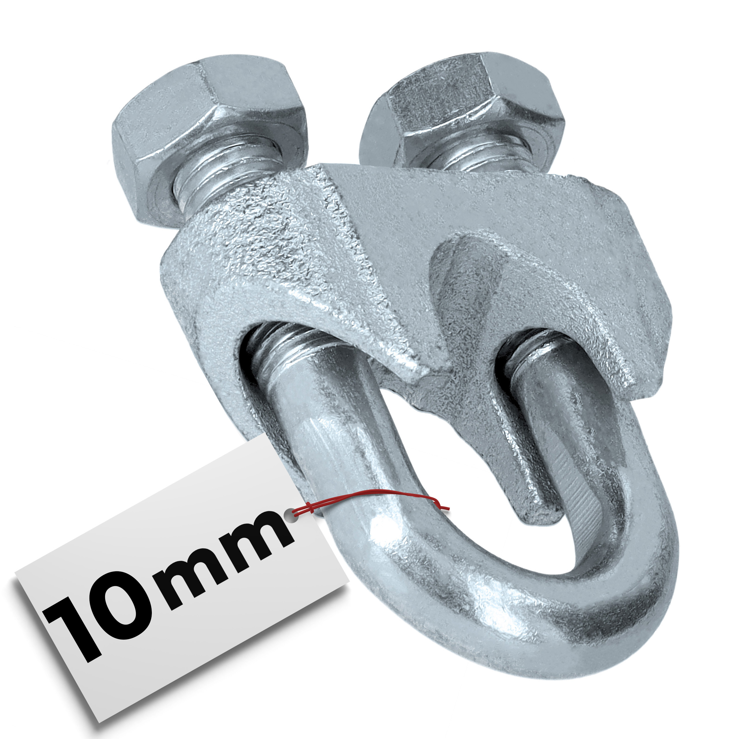 Zacisk linowy kabłąkowy do lin OCYNK 10 mm 5 szt.