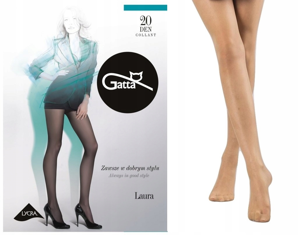 

Gatta Rajstopy Laura 20 Den r.5-XL Visone