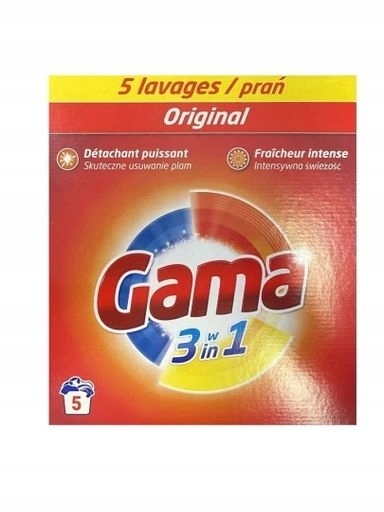 Levně 10 x Gama, Univerzální prací prášek, 300 g