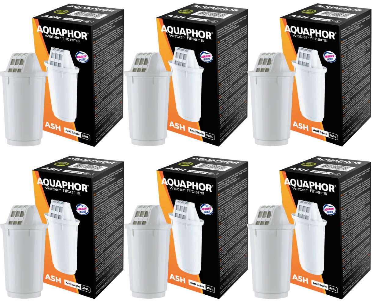 

6x Filtr do wody Aquaphor wkład filtrujący A5H