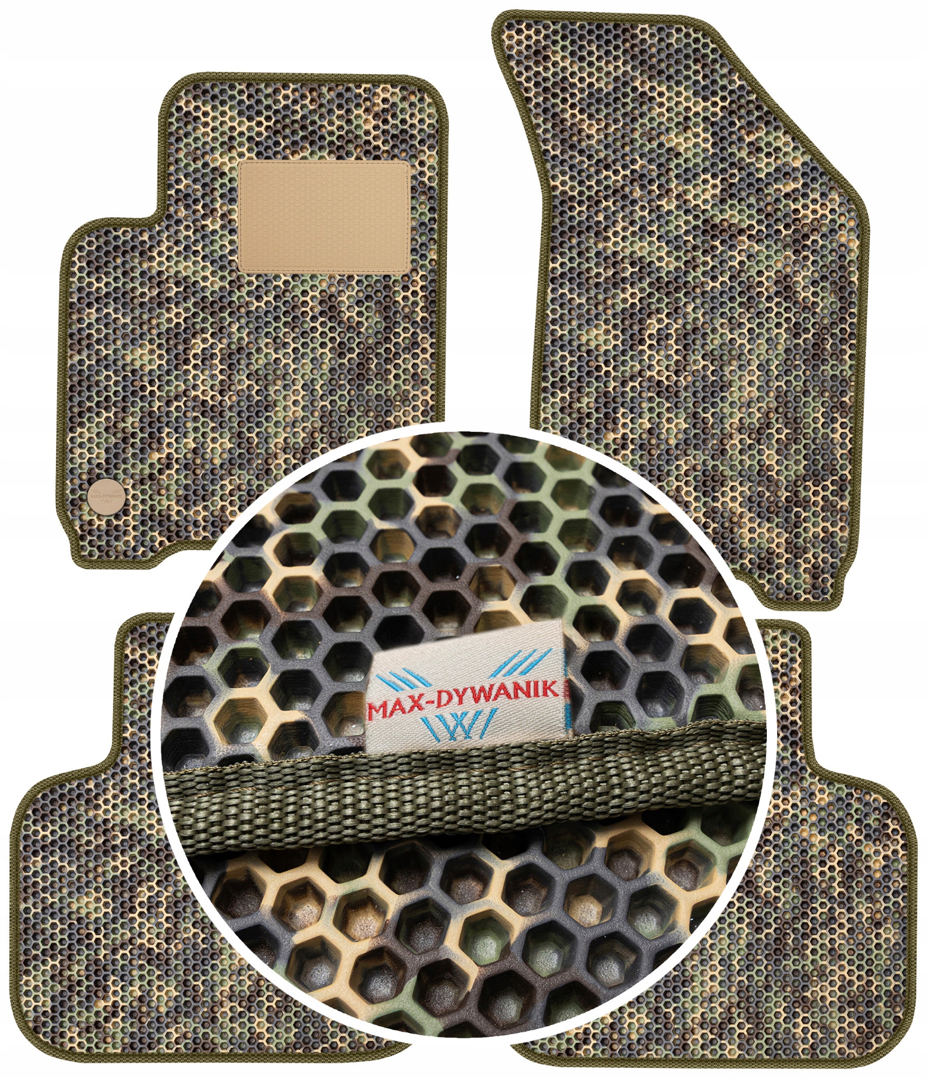 Fiat Freemont 2011-2016 Gumové rohože do auta Eva Moro