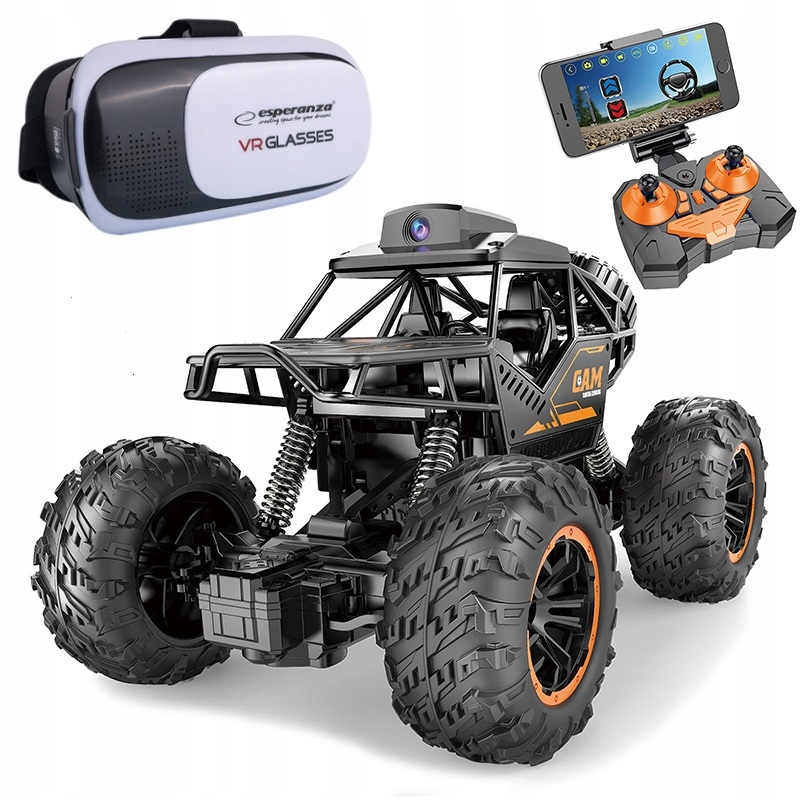 

Samochód Rc Rock Crawler Auto Z Kamerą Na Żywo