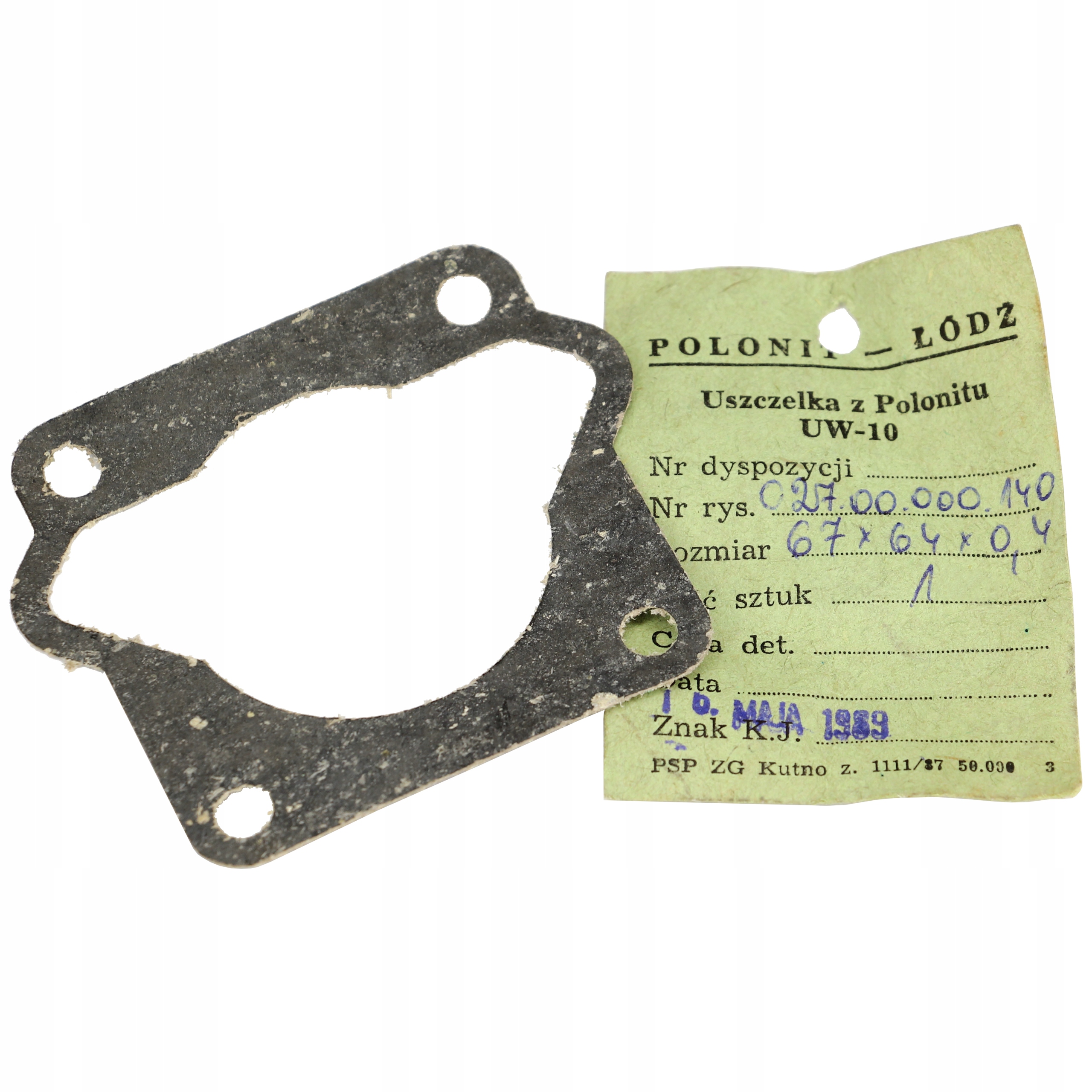 

Uszczelka Pod Cylinder Polonit Prl Romet Chart 027