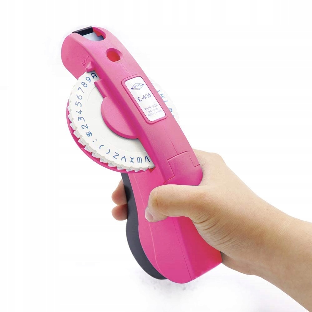 

Wytłaczarka Etykieciarka Motex E404 Pink 9 i 12mm