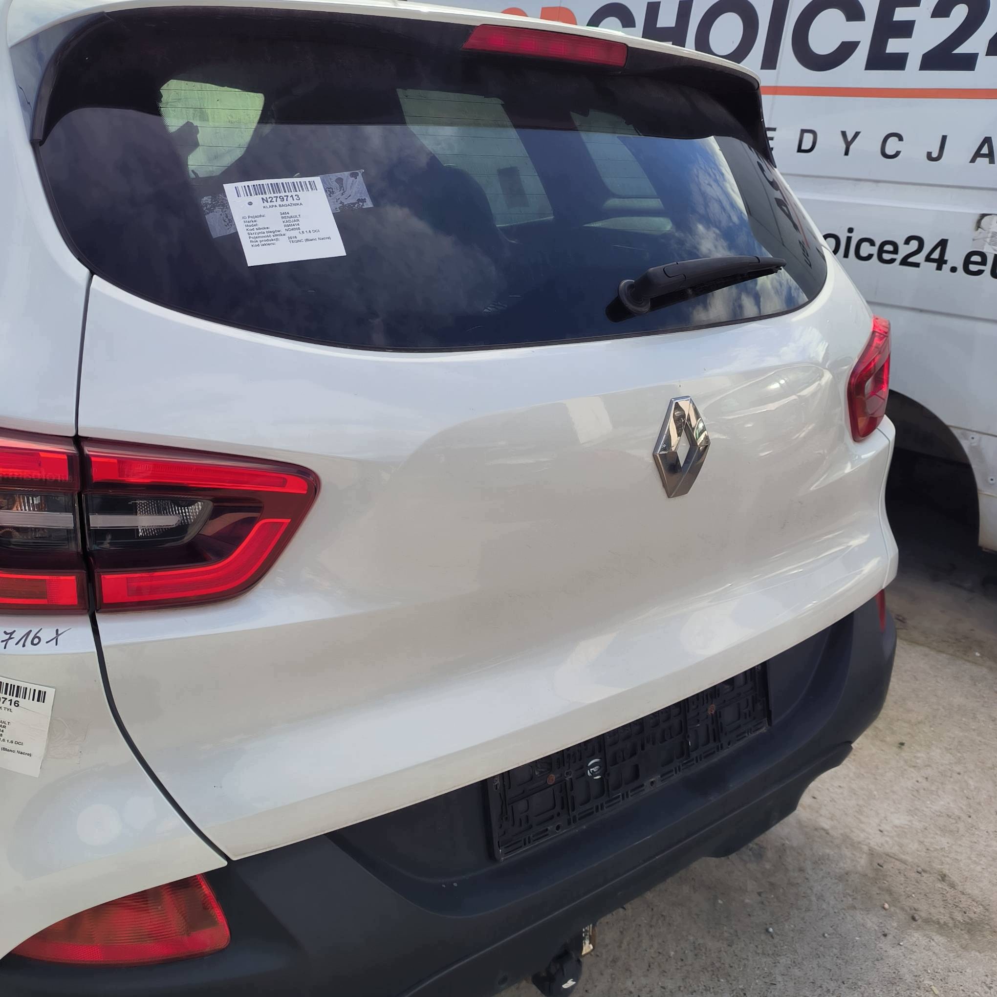 trunk door boot TEQNC RENAULT KADJAR
