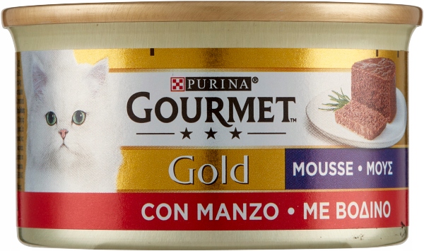 Levně 13X Gourmet Gold Krmivo Pro Kočky Manzo 85 g