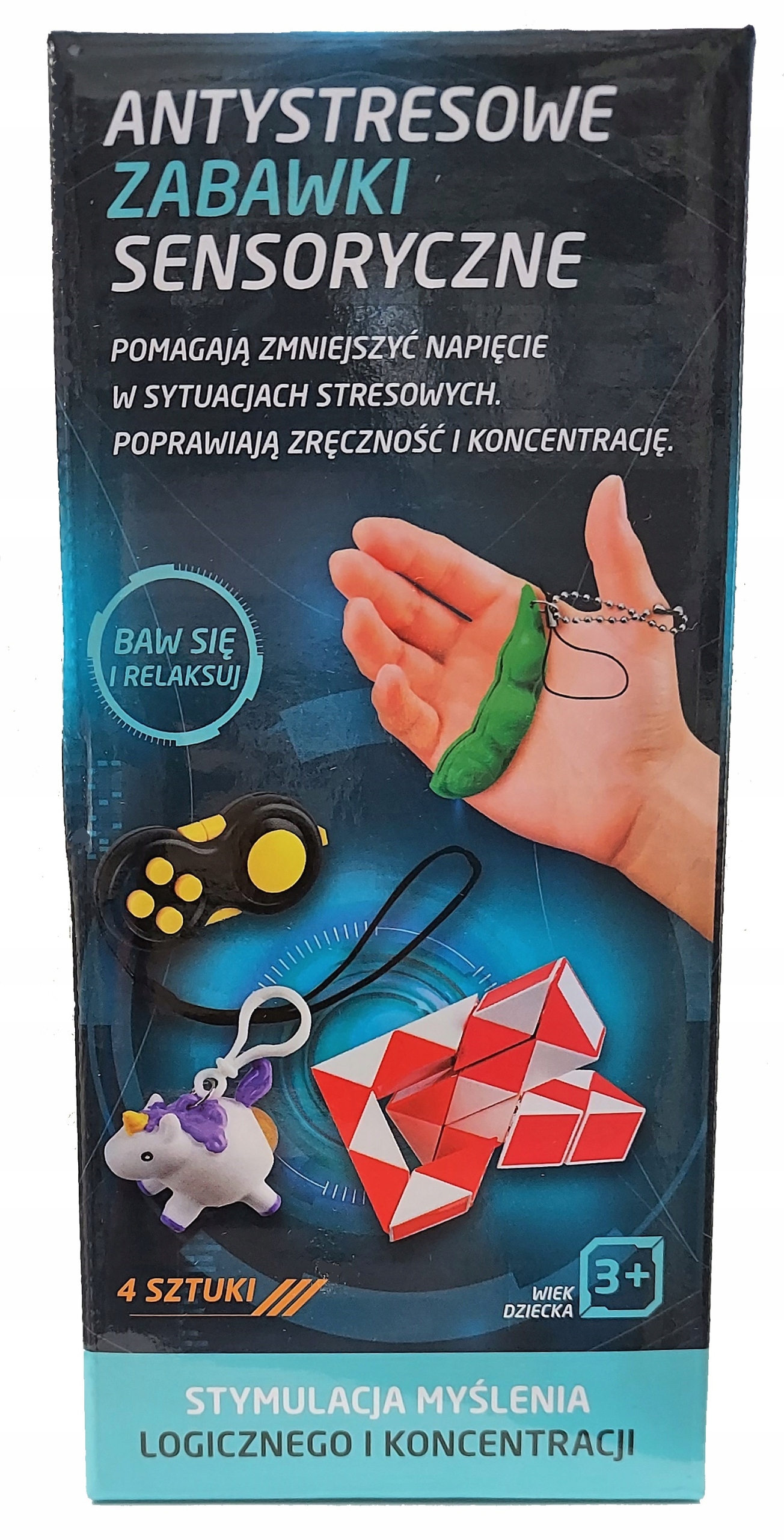 

Joinco Zestaw zabawek sensorycznych antystres.4szt