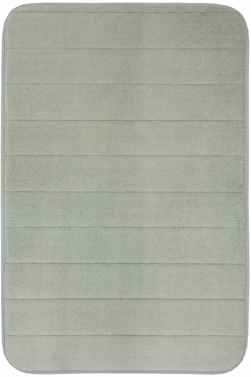 

40x60 cm Dywanik Łazienkowy Szary W Paski Do Wc